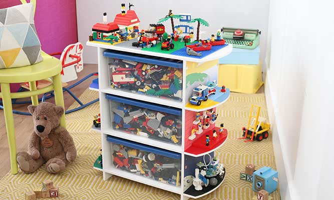 38 idées & astuces ingénieuses pour le rangement des Lego